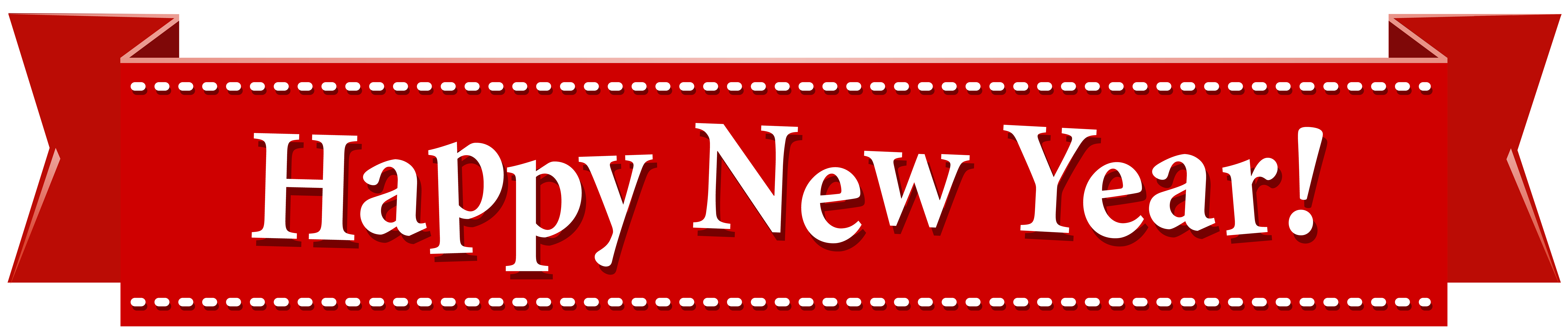 Happy New Year Banner Transparent Clip Art Image | Gallery Yopriceville - High-Quality Free